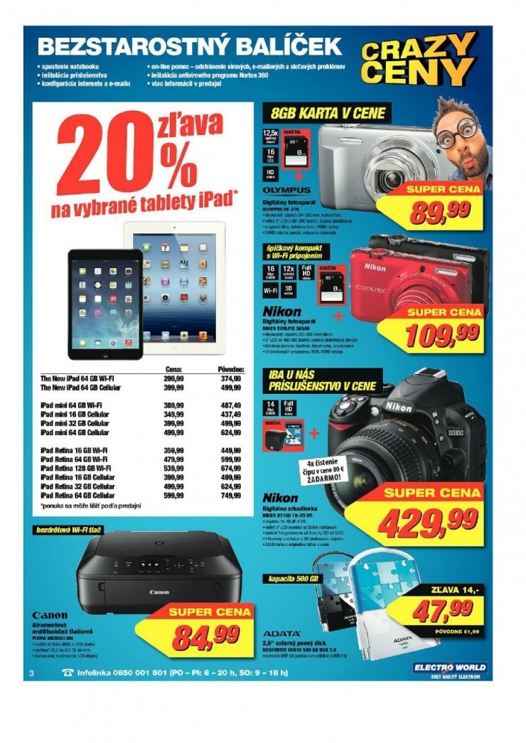let�k Electro World let�k - crazy ceny strana 3