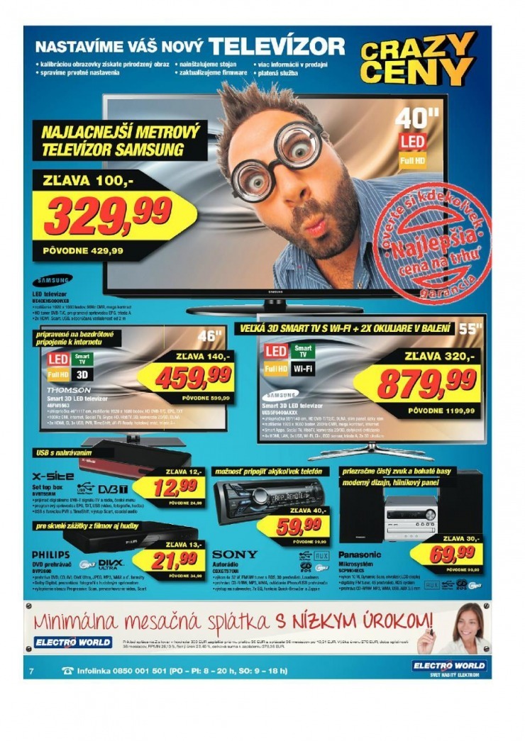 let�k Electro World let�k - crazy ceny strana 7