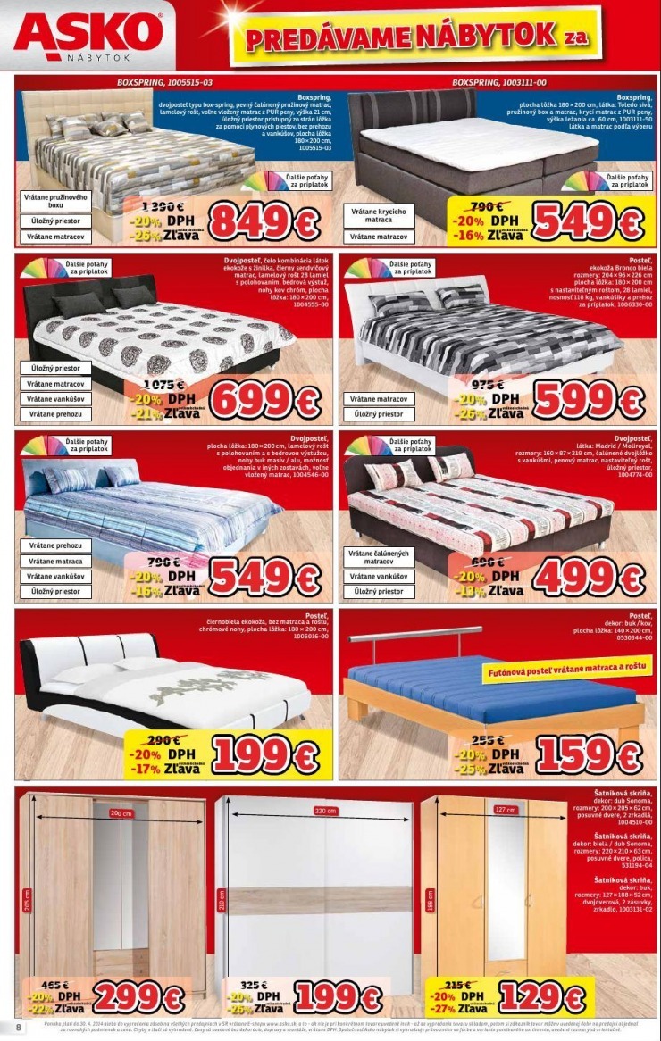 let�k ASKO let�k - ve�koobchodn� ceny strana 8