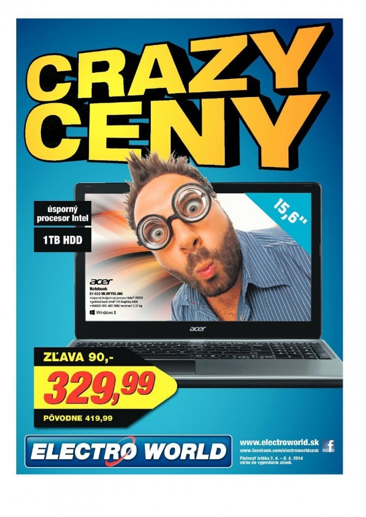 let�k �peci�lna let�k Electro World strana 1