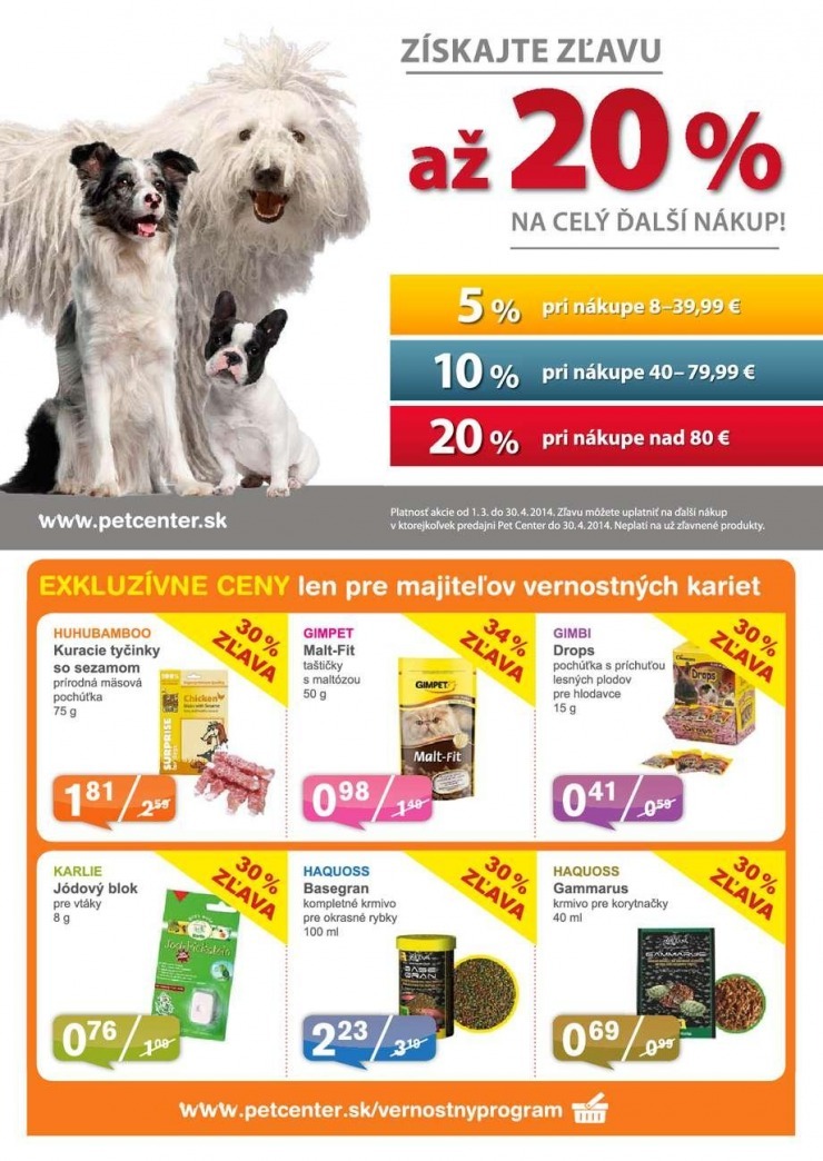 let�k �peci�lna ponuka Pet Center strana 2