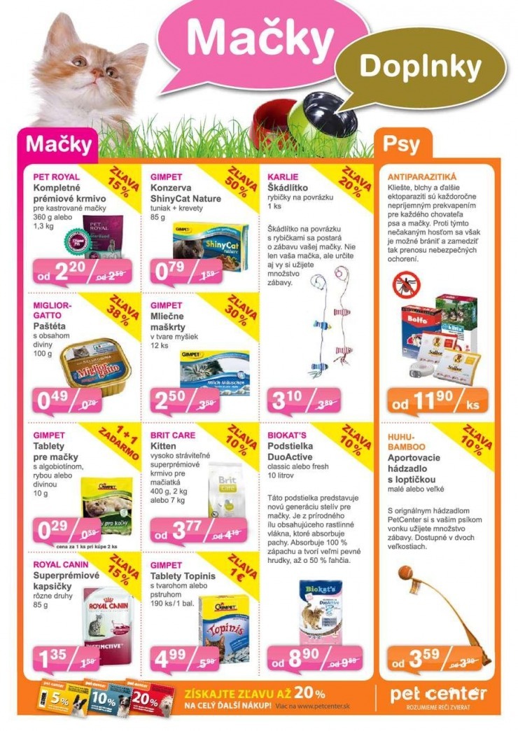 let�k �peci�lna ponuka Pet Center strana 5