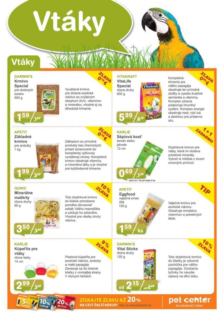 let�k �peci�lna ponuka Pet Center strana 9