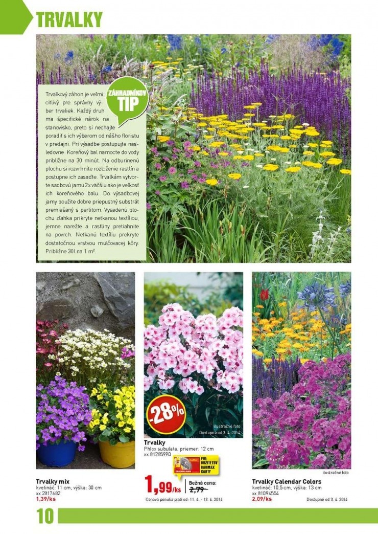let�k bauMax - z�hradn� katal�g jar 2014 strana 10