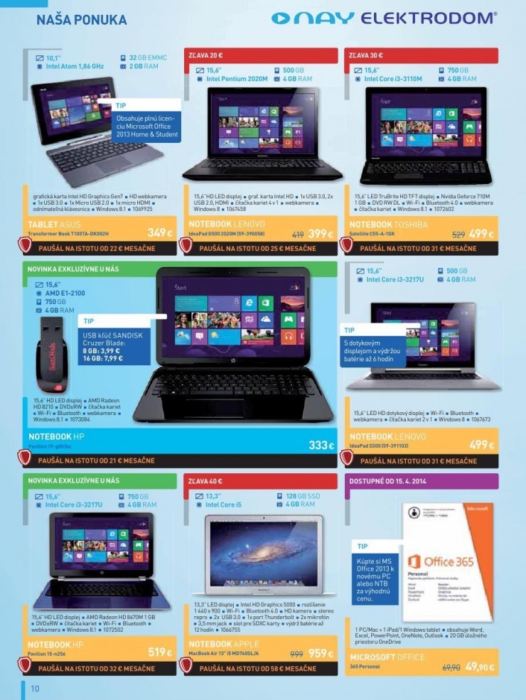 let�k let�k NAY Elektrodom - v�predaj strana 10