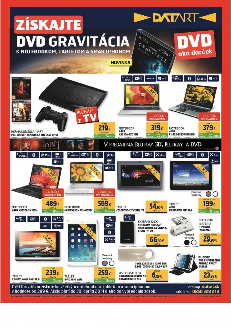 let�k extra ponuka Datart strana 1