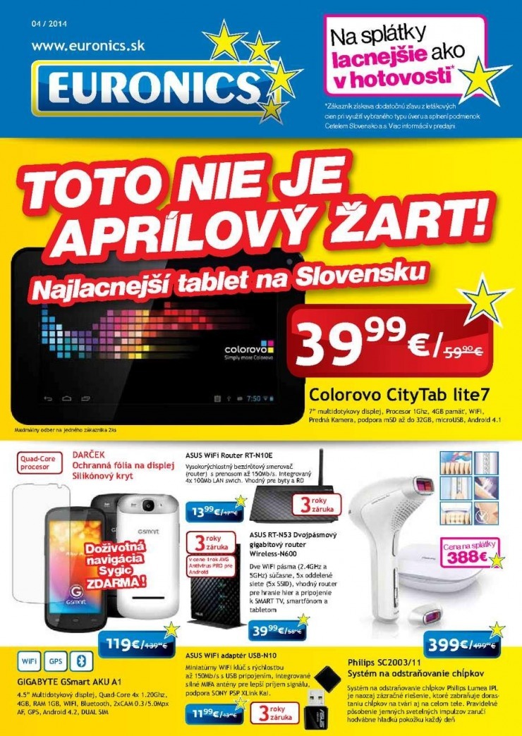 let�k �peci�lny let�k Euronics strana 1