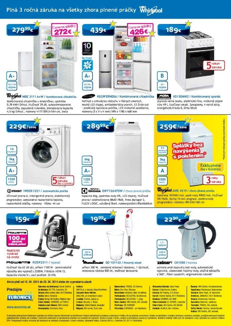 let�k �peci�lny let�k Euronics strana 4