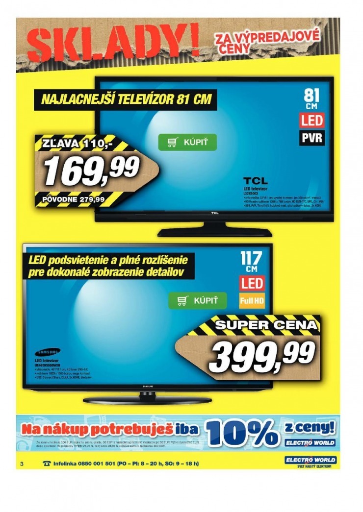 let�k Electro World let�k - �ist�me sklady strana 3