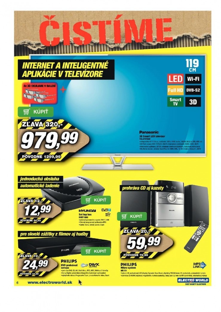 let�k Electro World let�k - �ist�me sklady strana 6