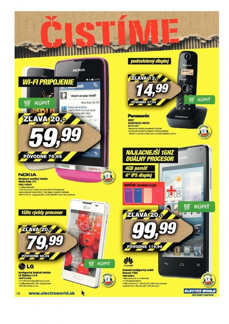 let�k Electro World let�k - �ist�me sklady strana 16