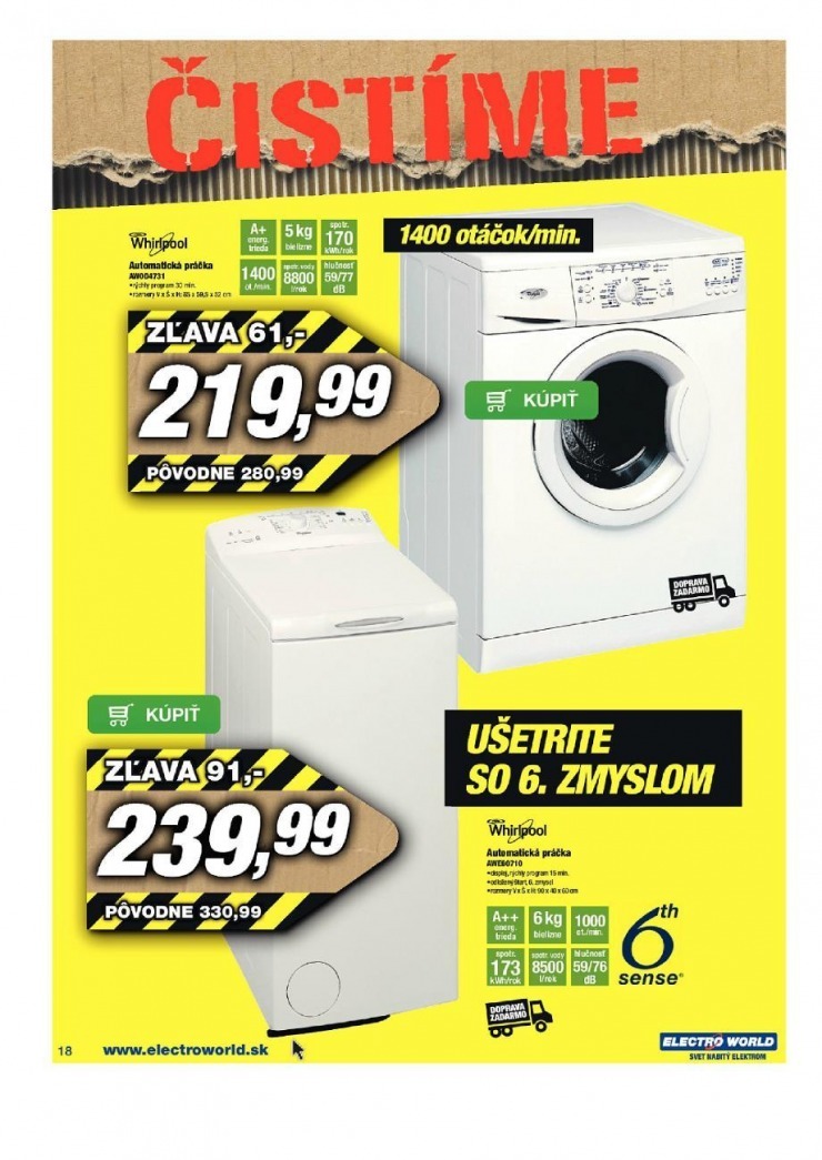 let�k Electro World let�k - �ist�me sklady strana 18