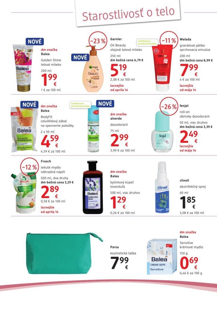 let�k extra let�k dm drogerie strana 12