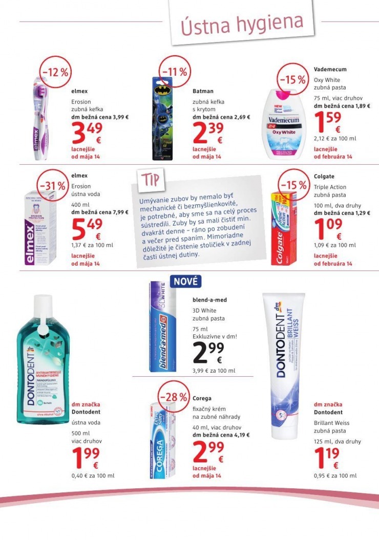 let�k extra let�k dm drogerie strana 14