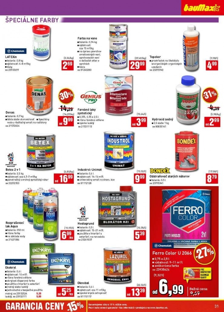 let�k akciov� katal�g bauMax strana 31