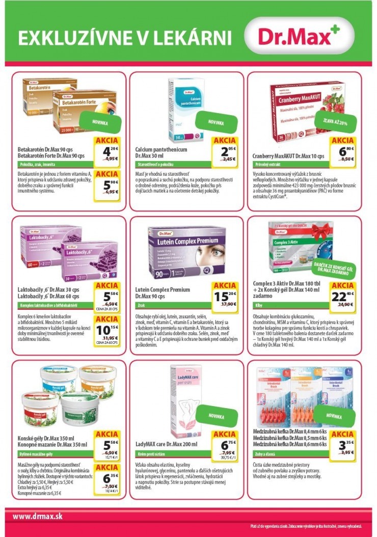 let�k Dr.Max exkluz�vna ponuka strana 4