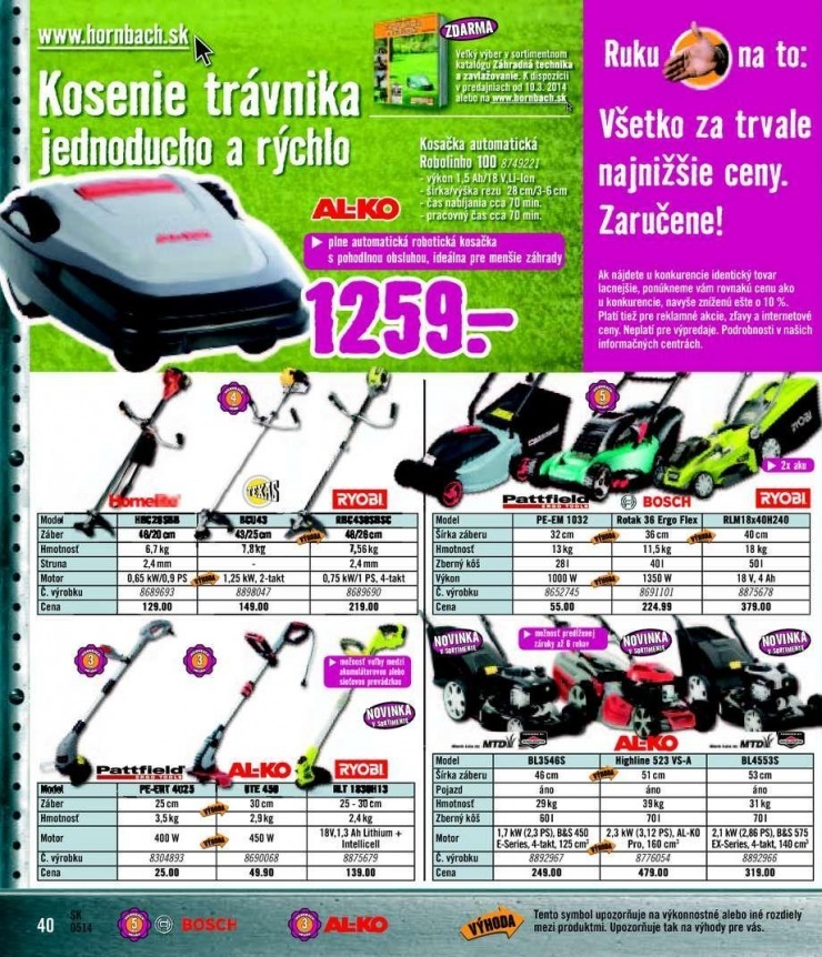 let�k ak�n� let�k HORNBACH strana 40