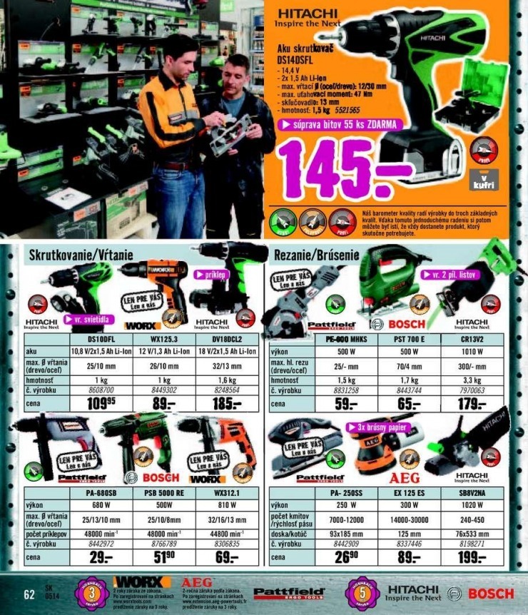 let�k ak�n� let�k HORNBACH strana 62