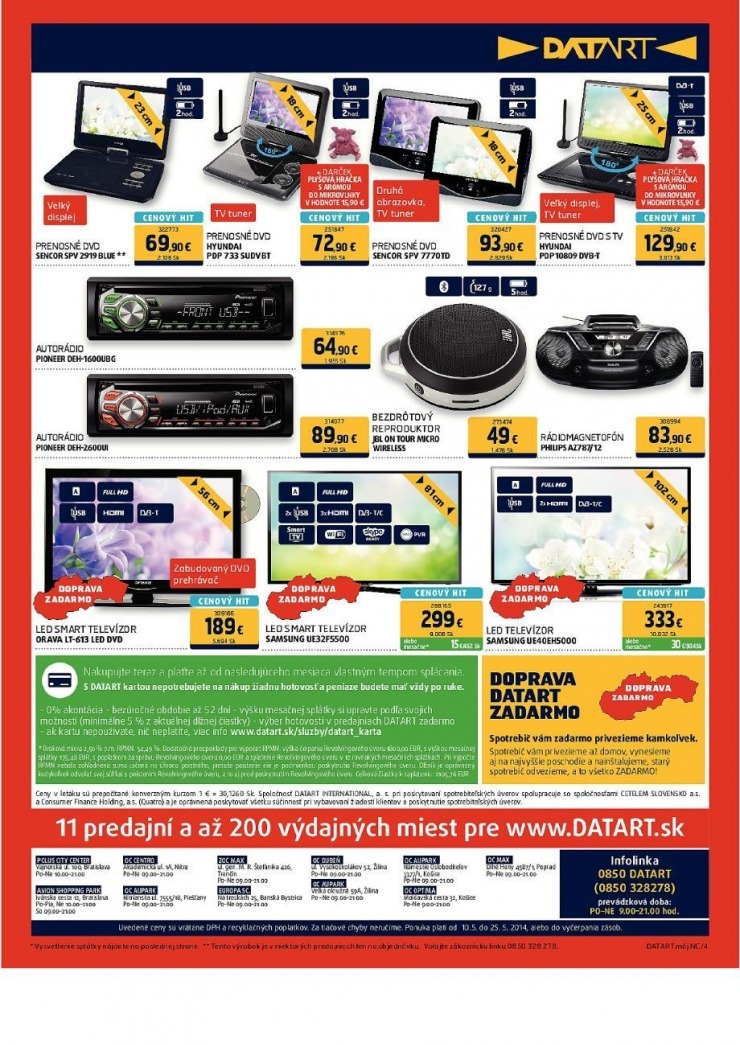 let�k Datart �peci�lna ponuka na dovolenku strana 4