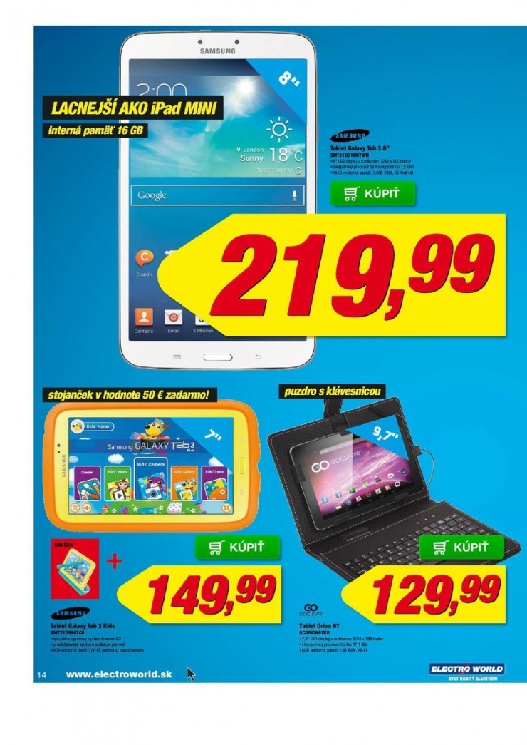 let�k extra ponuka Electro World strana 14