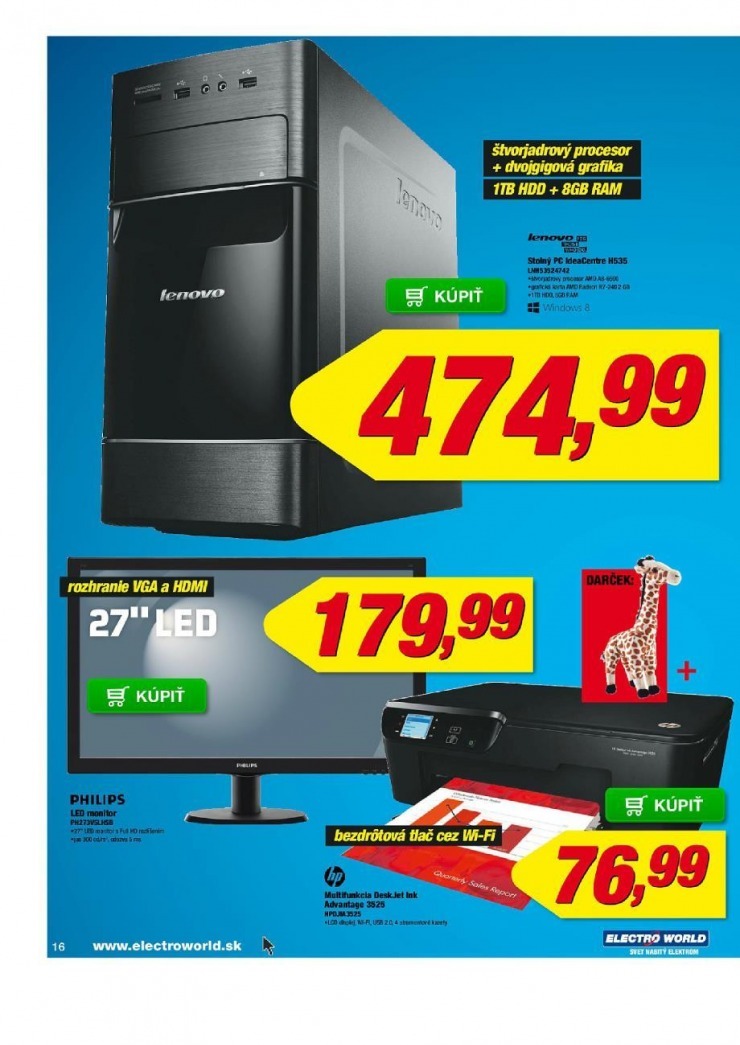 let�k extra ponuka Electro World strana 16