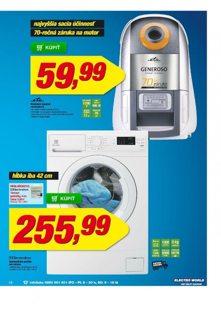 let�k extra ponuka Electro World strana 19