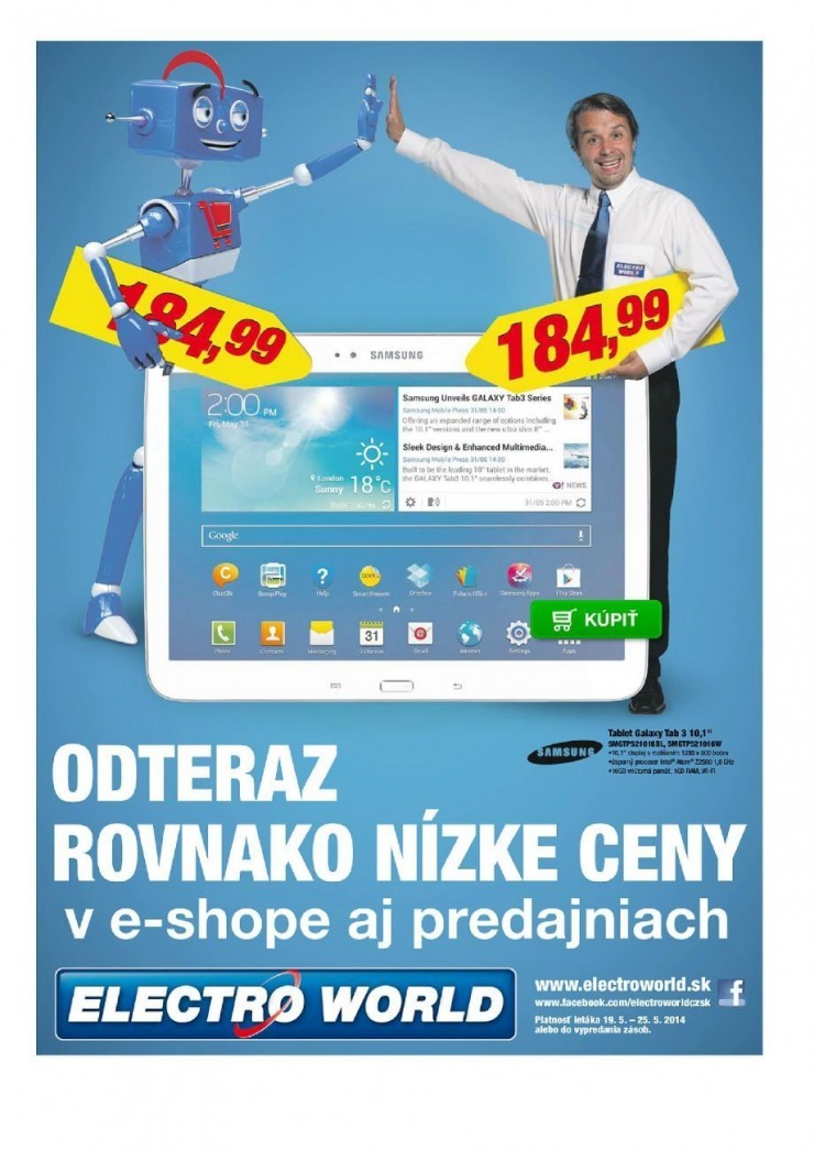 let�k akciov� let�k Electro World strana 1