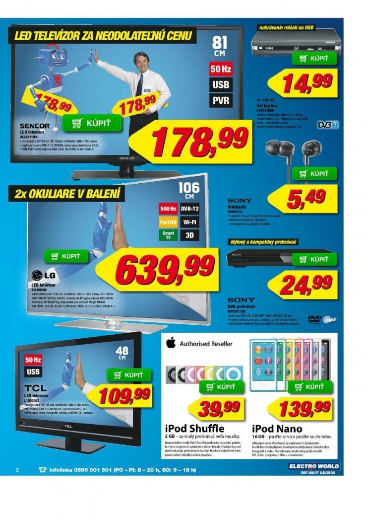 let�k akciov� let�k Electro World strana 3