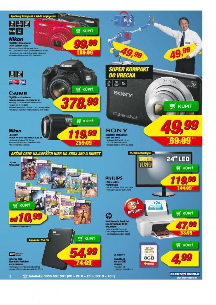 let�k �peci�lny let�k Electro World strana 3