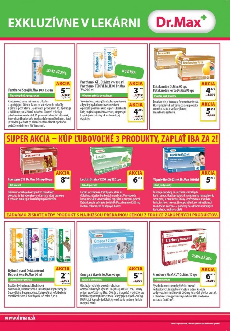 let�k ak�n� ponuka Dr.Max - J�n strana 4