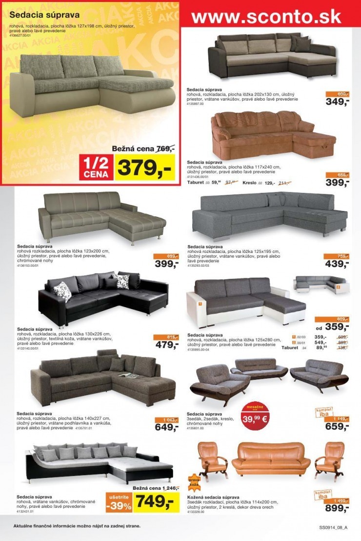 let�k akciov� let�k Sconto n�bytok strana 8