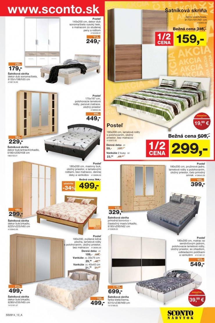 let�k akciov� let�k Sconto n�bytok strana 13