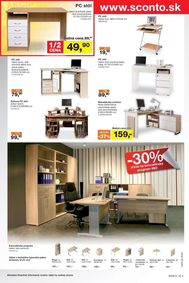 let�k akciov� let�k Sconto n�bytok strana 16