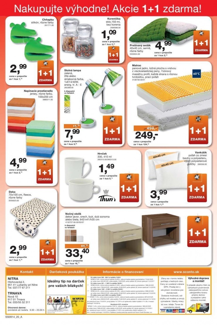 let�k akciov� let�k Sconto n�bytok strana 20