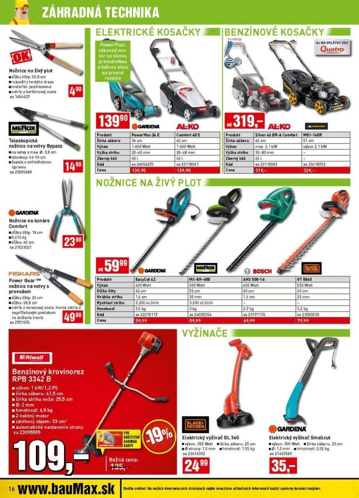 let�k bauMax let�k - j�nov� ponuka strana 16