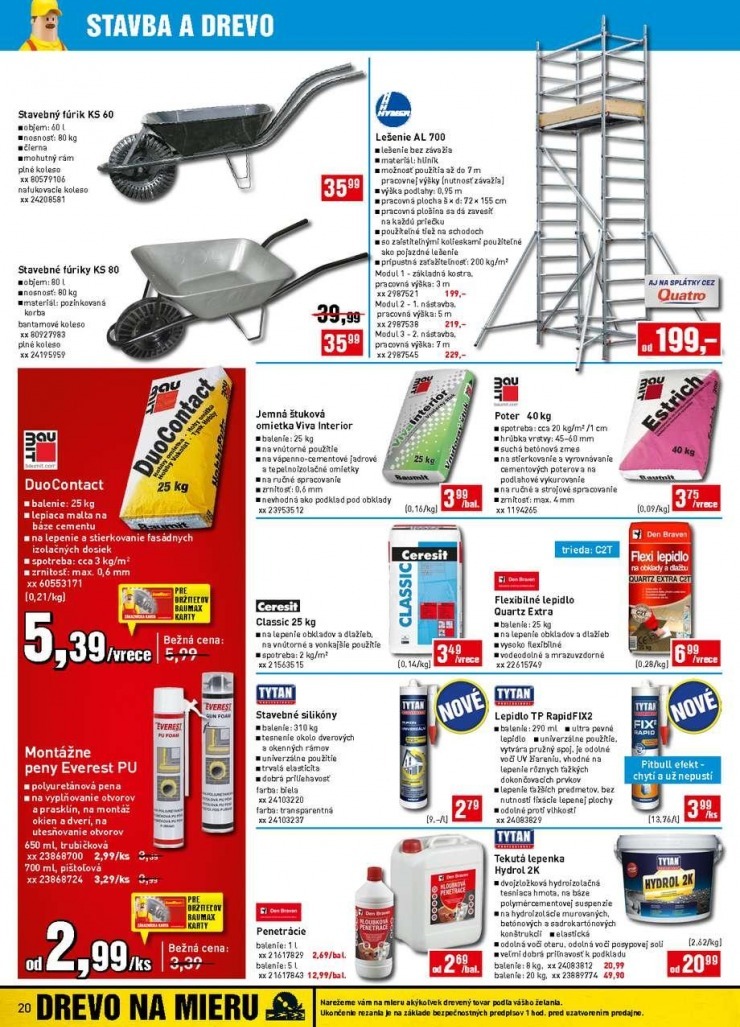 let�k bauMax let�k - j�nov� ponuka strana 20