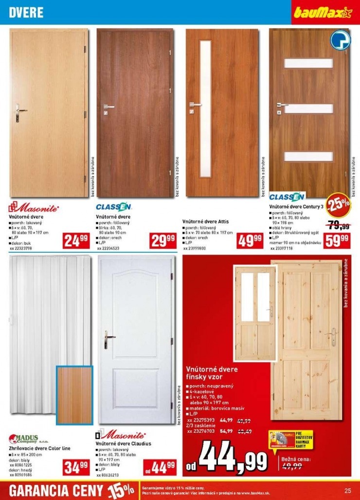 let�k bauMax let�k - j�nov� ponuka strana 25