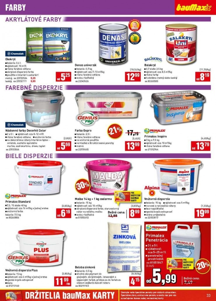 let�k bauMax let�k - j�nov� ponuka strana 33