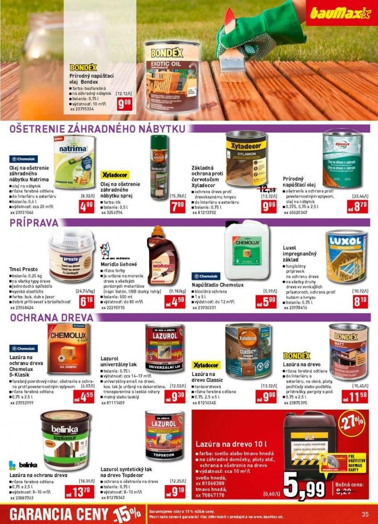 let�k bauMax let�k - j�nov� ponuka strana 35