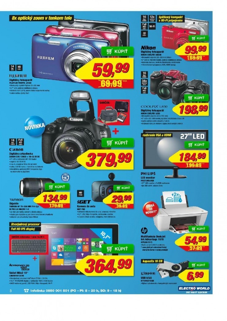 let�k Electro World let�k - more rovnako n�zkych cien strana 3