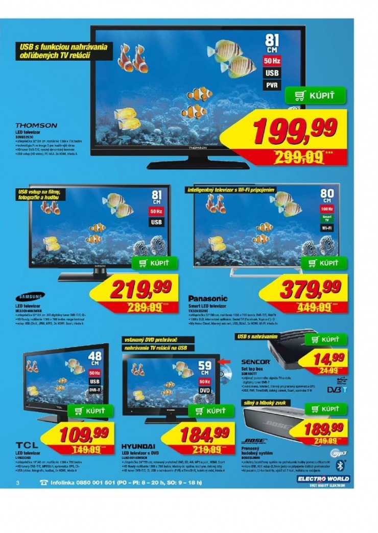 let�k �peci�lny let�k Electro World strana 3