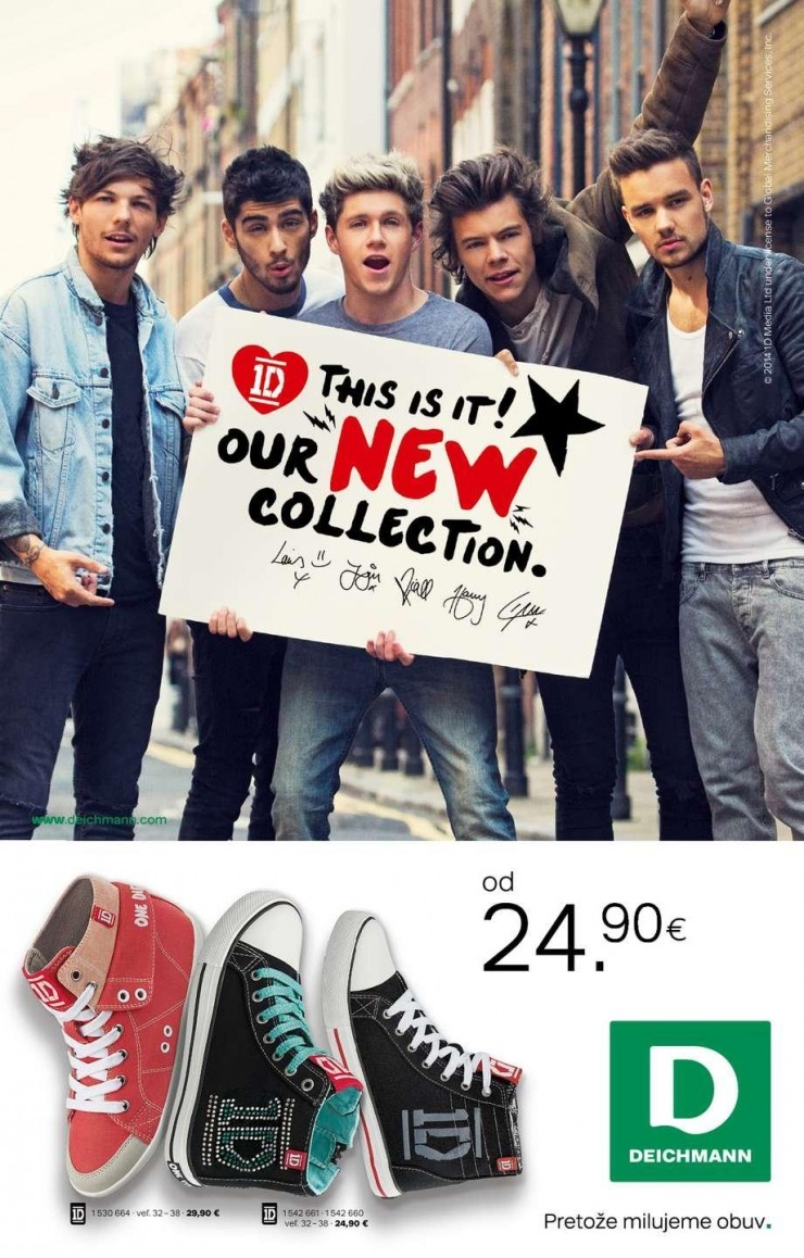 let�k let�k Deichmann - kolekce One Direction strana 1