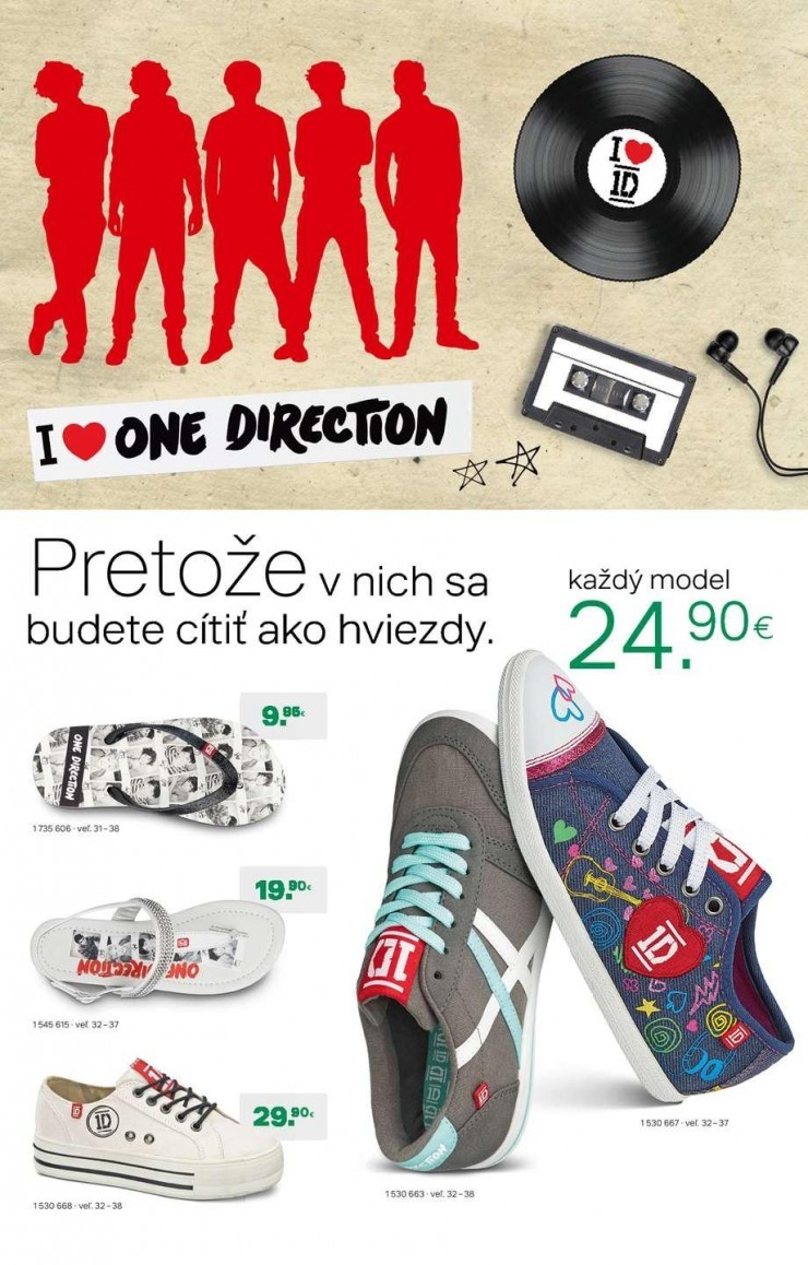 let�k let�k Deichmann - kolekce One Direction strana 2