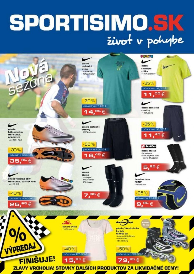 let�k akciov� ponuka Sportisimo strana 1