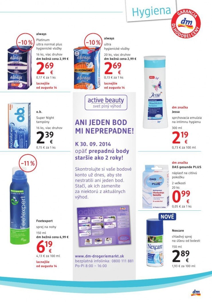 let�k ak�n� let�k dm drogerie strana 17