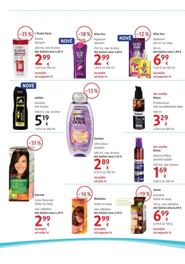 let�k ak�n� let�k dm drogerie strana 18