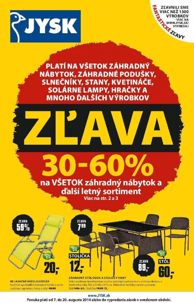 let�k Jysk ak�n� z�ava strana 1