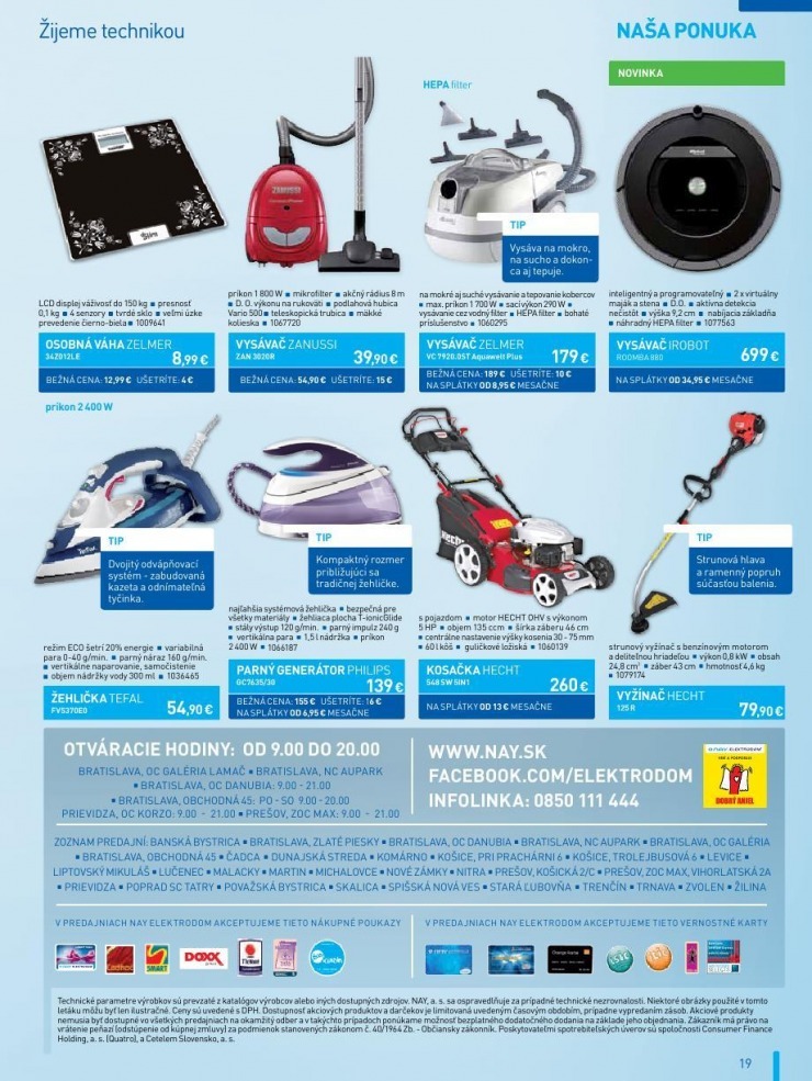 let�k extra let�k NAY Elektrodom strana 19
