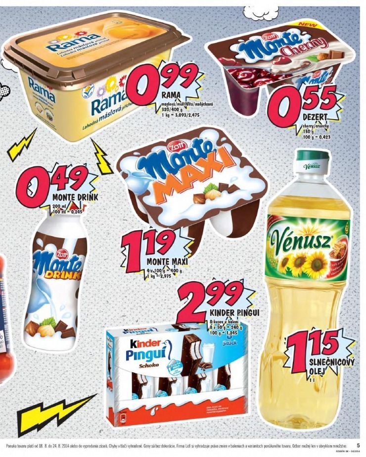 let�k Lidl let�k - bombastick� ceny strana 5