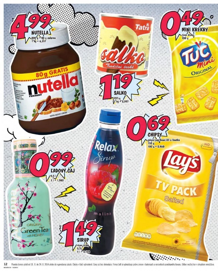 let�k Lidl let�k - bombastick� ceny strana 12